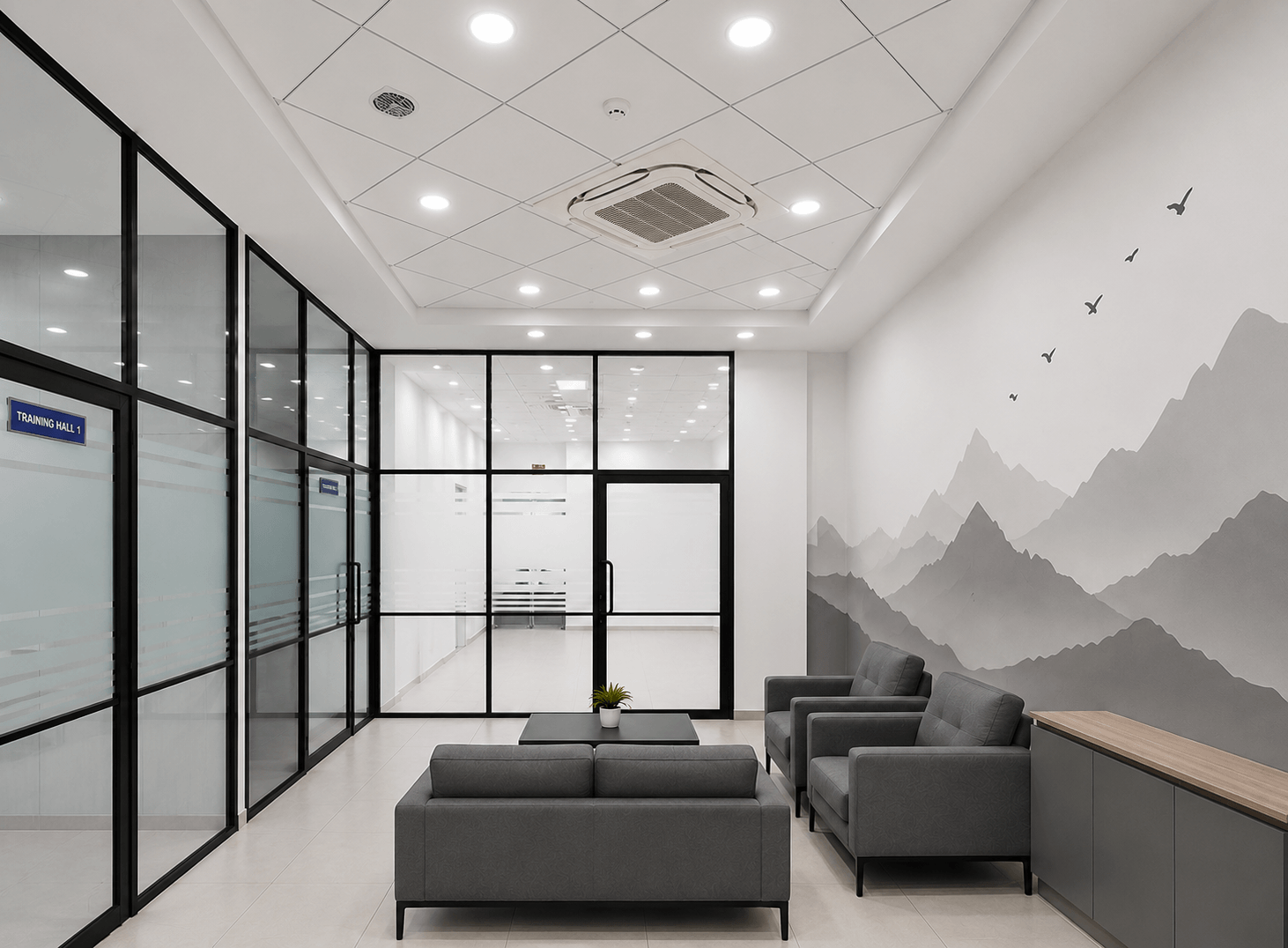 Admin Office Interiors – Valia, Gujarat